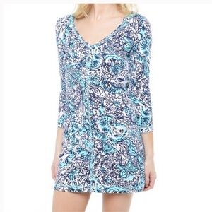 Lilly Pulitzer Pima Cotton Juliet Mini Dress in Hippy Hippy Shake